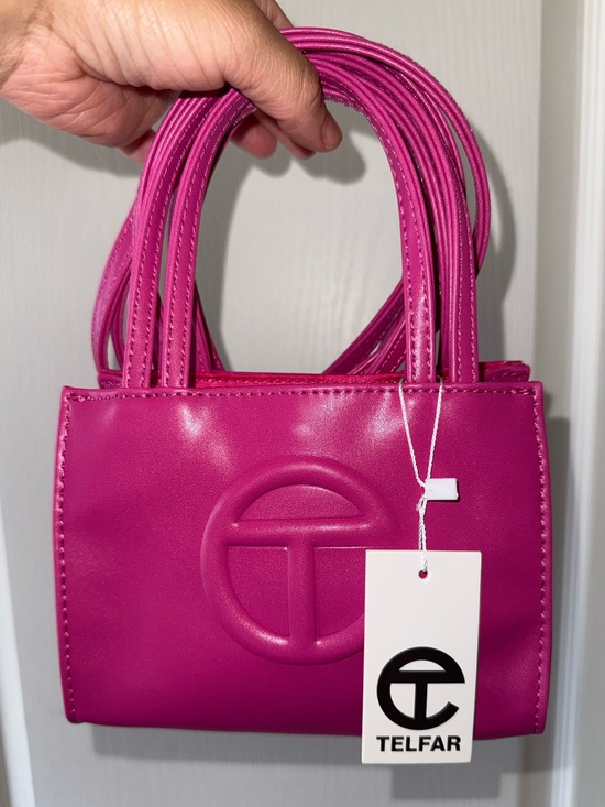 Telfar Handbags - Telfar Mini Shopping Bag in Hot Pink